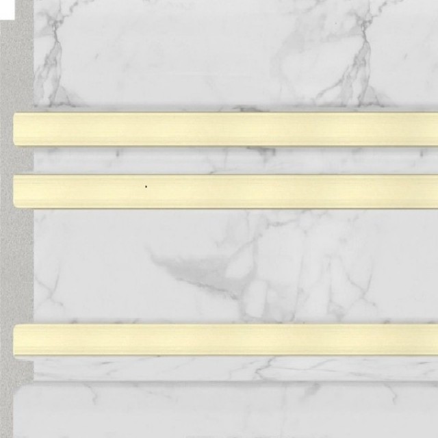 Стенна декорация ламперия Effector JC1161, Мрамор/Злато, 12.20 х 1.2 х 290 см | цена за 1бр