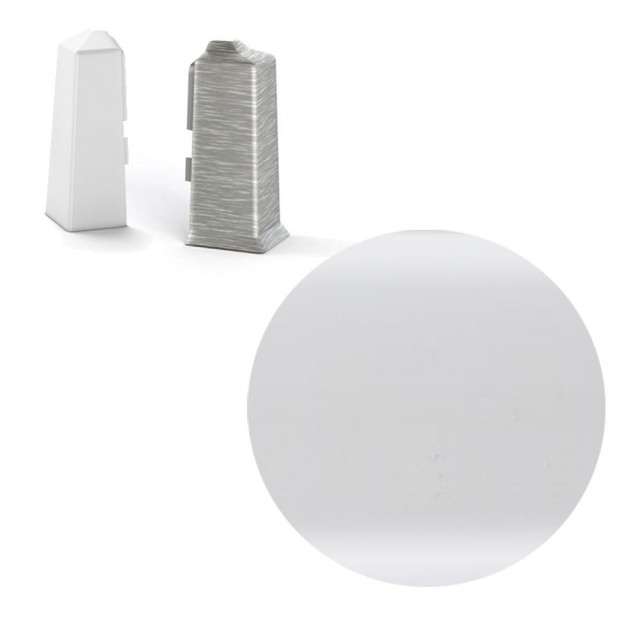 Външен ъгъл за перваз NG62/00 Salag, Бял,блистер | цена за 1пакет