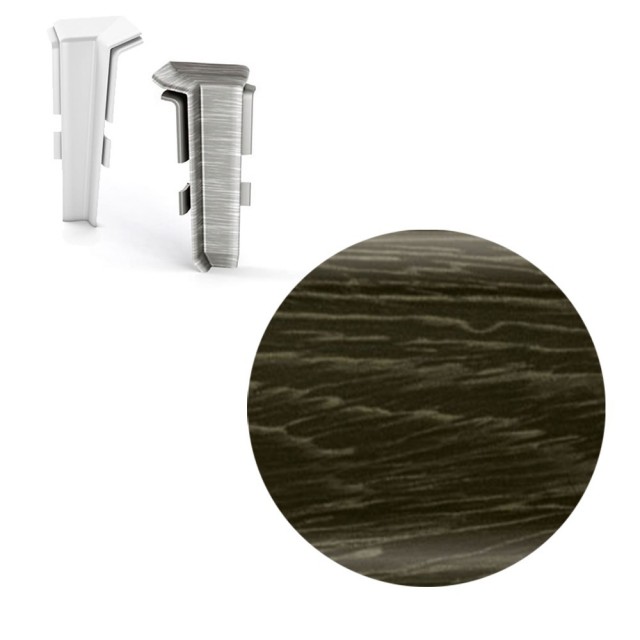 Вътрешен ъгъл NG62/86 Salag за перваз, Опушен дъб, Блистер | цена за 1пакет