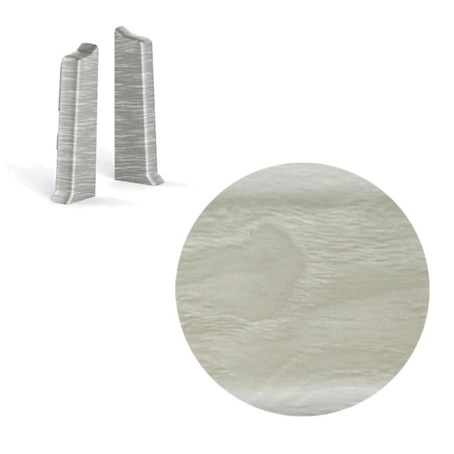 Тапи лява и дясна за перваз NG62/87 Salag, Дъб котадж, Блистер | цена за 1пакет