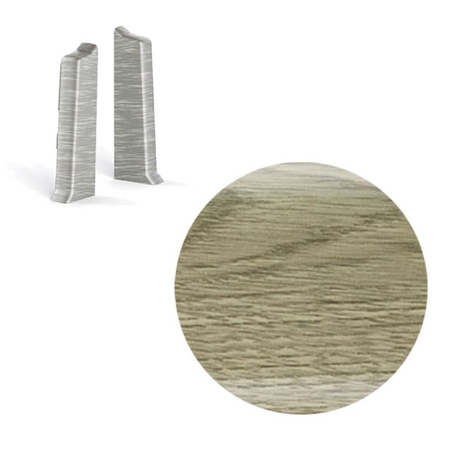 Тапи лява и дясна за перваз NG62/B3 Salag, Пустинен дъб, Блистер | цена за 1пакет