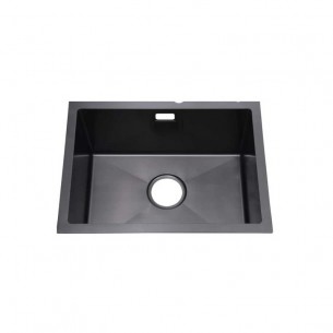 Кухненска мивка от неръждаема стомана и черно покритие R10 PVD D5441HB | цена за 1бр Кухненска мивка от неръждаема стомана и черно покритие R10 PVD D5441HB | цена за 1бр