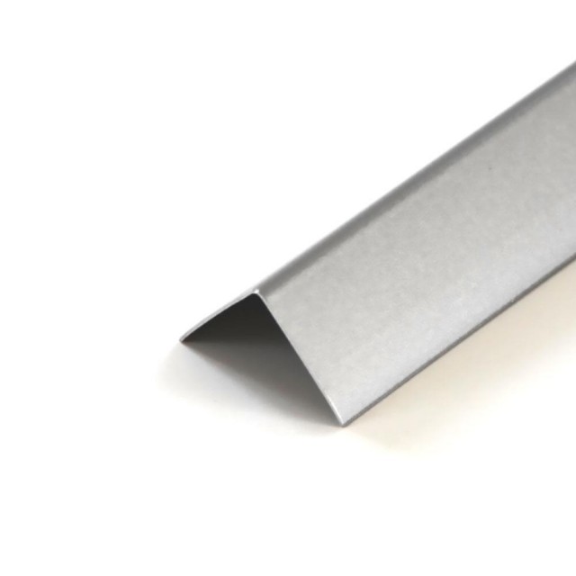 PVC V-Профил 20 x 20 мм, 2.7 м,  081 Силвър металик | цена за 1бр
