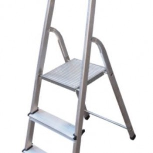 Алуминиева домакинска стълба 2+1 1,05м | цена за 1бр