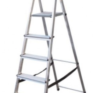 Алуминиева домакинска стълба Ziel 5+1 1,65 м | цена за 1бр