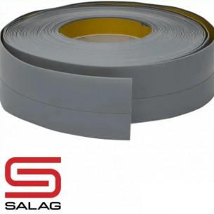 Самозалепващ перваз 30x20x5000мм Salag, Сив, 5 м | цена за 1линм