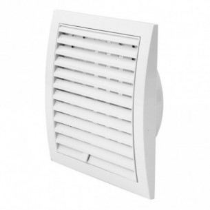 PVC рег-ма решетка 190х190мм фланец ф125 мм | цена за 1бр