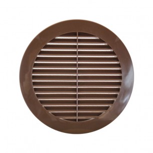 Вентилационна решетка Europlast ф100 мм, Kафяв | цена за 1бр