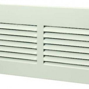 Вентилационна решетка метал 200х100мм бяла | цена за 1бр