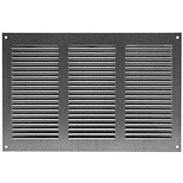 Вентилационна решетка метал 300х200 мм цинк | цена за 1бр