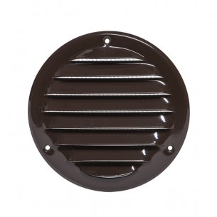 Вентилационна решетка метал ф100 мм кафява | цена за 1бр