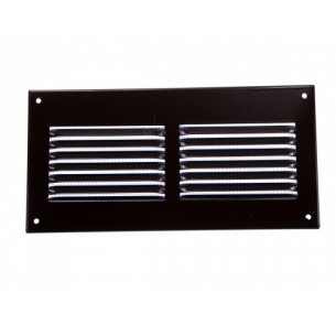 Вентилационна решетка метал 200х100 мм кафява | цена за 1бр Вентилационна решетка метал 200х100 мм кафява | цена за 1бр