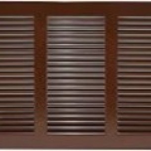 Вентилационна решетка метал 400х200 мм кафява | цена за 1бр Вентилационна решетка метал 400х200 мм кафява | цена за 1бр