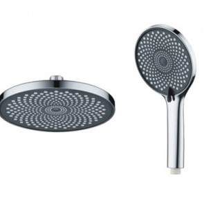 Комплект душ глава и душ слушалка CASCADA Chrome SL-1005HD | цена за 1бр Комплект душ глава и душ слушалка CASCADA Chrome SL-1005HD | цена за 1бр
