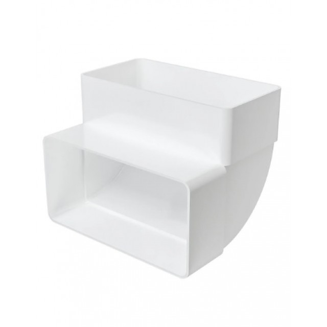 Вертикално правоъгълно коляно Omson 511KVP, 55 х 110 мм | цена за 1бр