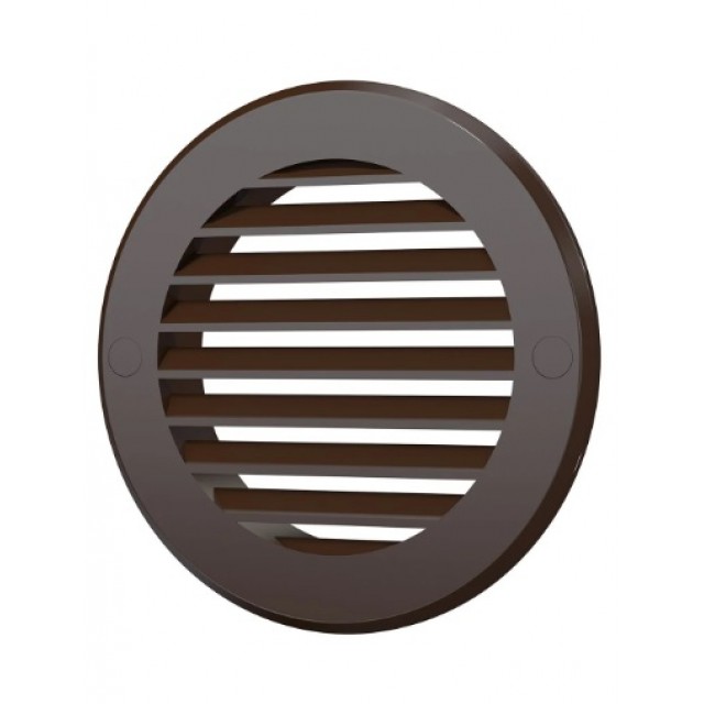 Декоративна решетка D150 с фланец ф125,ASA plastic,кафява 12RKN brown | цена за 1бр