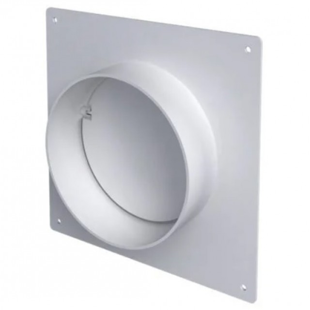 Конектор за кръгли в-ди ф150 с плоча и клапа 15SKNPO | цена за 1бр