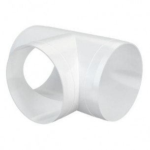 Тройник OMSON 10TP, ф100, Бял | цена за 1бр