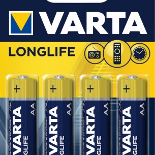Батерии Varta Longlife 4106 AA 4бр. блистер | цена за 1блистер