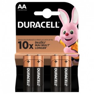 Батерии Duracell Basic MN1500 AA 4бр. блистер | цена за 1блистер