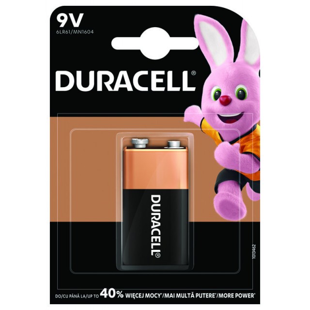 Батерия Duracell Basic MN1604 9V 1бр. блистер | цена за 1блистер