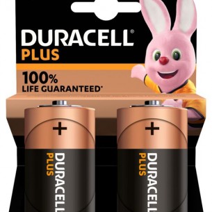 Батерии Duracell Plus MN1300 D 2бр. блистер | цена за 1блистер