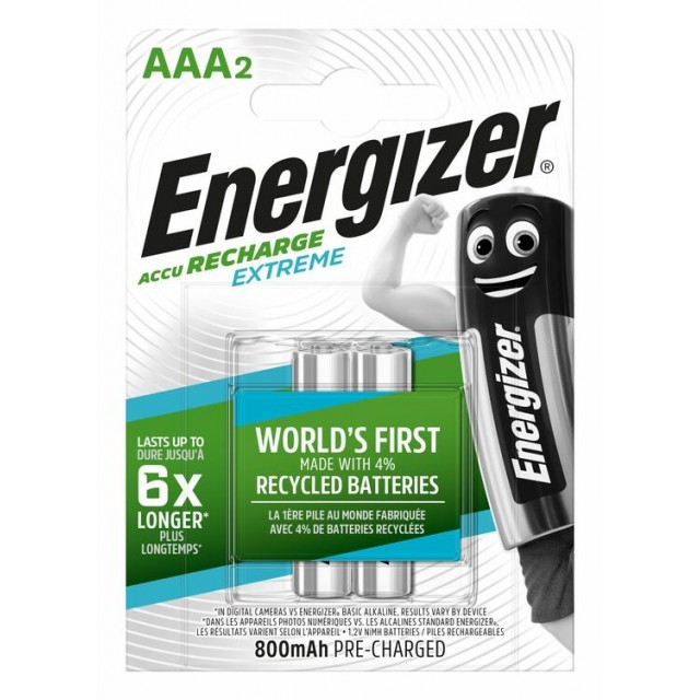 Батерии Energizer Extreme HR03 AAA 800mAh  2бр. блистер | цена за 1блистер
