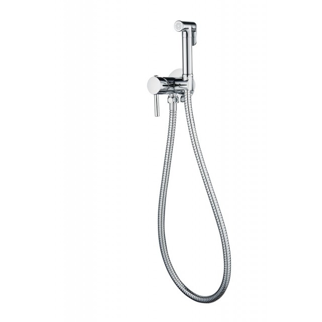 Месингов смесител Cascada Chrome с бидетна слушалка  | цена за 1бр