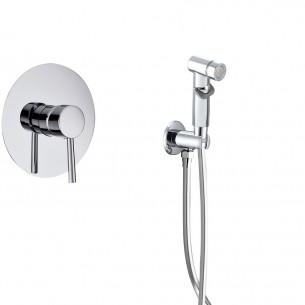 Месингов смесител Cascada ZS-S1005 Chrome с бидетна слушалка | цена за 1бр