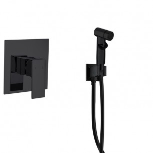 Месингов смесител Cascada Black ZS-S1006 с бидетна слушалка | цена за 1бр