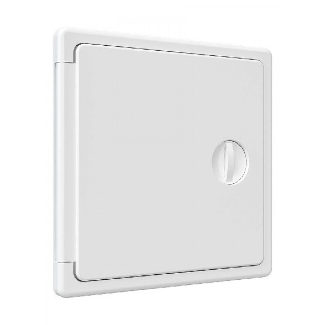 Ревизионна вратичка с ръхохватка OMSON LT1515P, 15 х 15 см, Бял | цена за 1бр