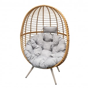 Стоящ ратанов стол My Garden RH-73 Яйце, 95 х 78 х 153 см с възглавници | цена за 1бр