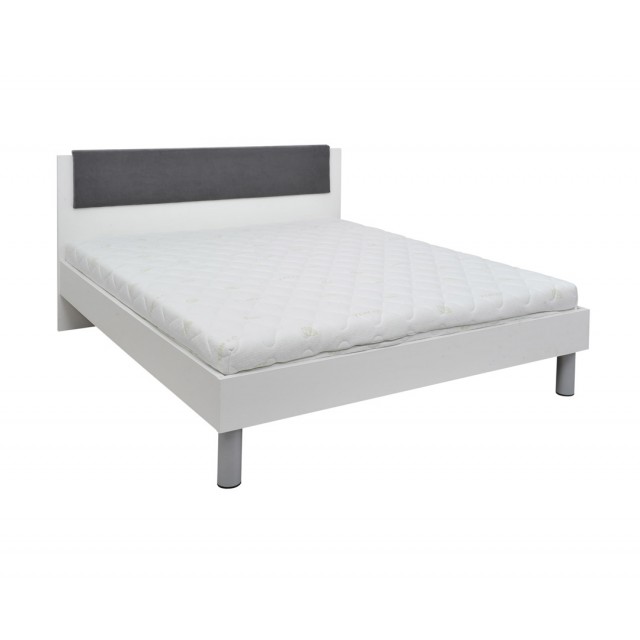 Двойно легло Matis Intro, 205 х 165 х 94 - 75 см, Бял | цена за 1бр