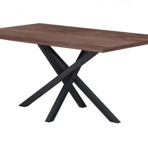 Трапезна маса Matis Pablo X 160x90 Орех табако | цена за 1бр Трапезна маса Matis Pablo X 160x90 Орех табако | цена за 1бр