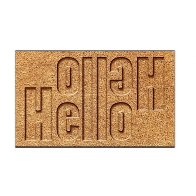 Изтривалка 40х60см Импресия Hello/Hello кокос My Garden, PVCIMP 00037 | цена за 1бр