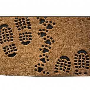Изтривалка 40х60см Steps with Paws кокос My Garden, PVCIMP 00021 | цена за 1бр