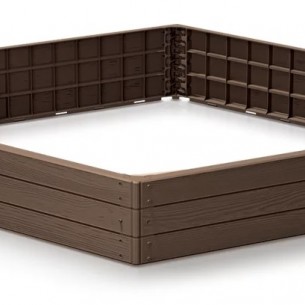 Градинска кашпа Prosperplast Woody Pile шестостен 1480x1290 IBWH-7587U | цена за 1пакет