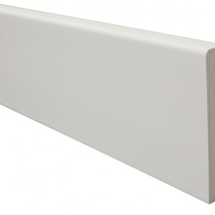 PVC перваз Bravo 80 мм Salag, Бял | цена за 1линм