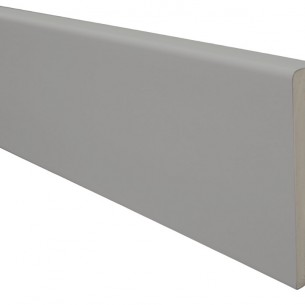 PVC перваз Bravo 80 мм Salag, Сив | цена за 1линм