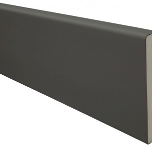 PVC перваз Bravo 80 мм Salag, Черен | цена за 1линм