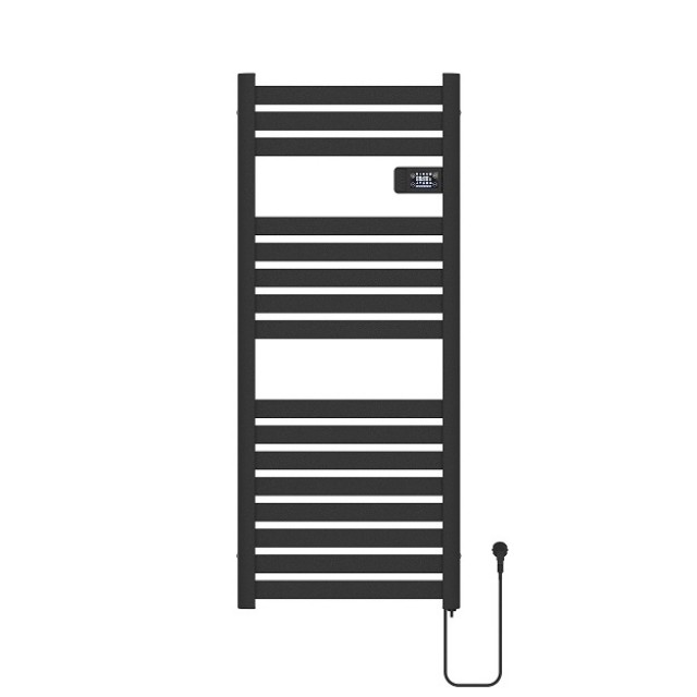 Алуминиева електрическа лира Cascada 500 x 1200, Черен, 500 W | цена за 1бр