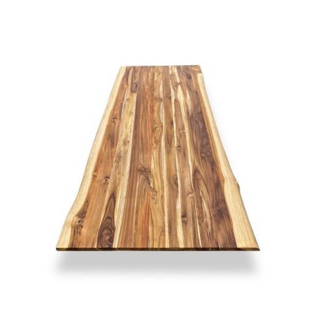 Плот за маса от дърво Тик с естествени форми на две дължини, 180 х 80 х 2.6 см | цена за 1бр