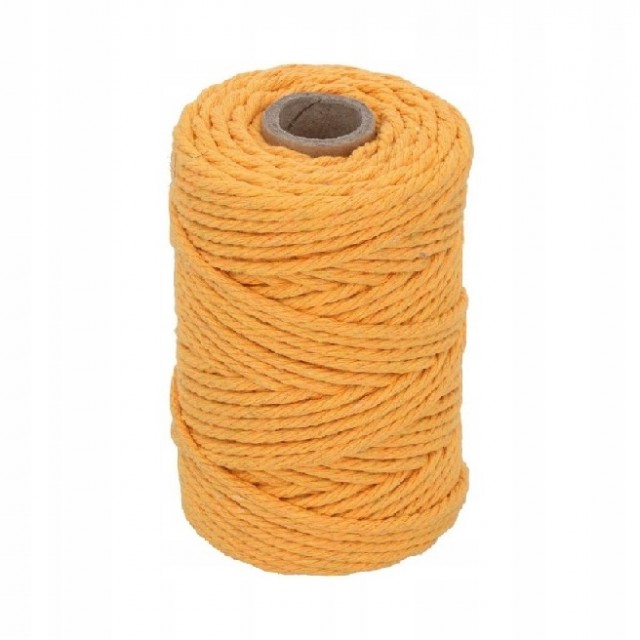 Памук бобина Suki жълта 3.0 мм /50 м/ | цена за 1бр