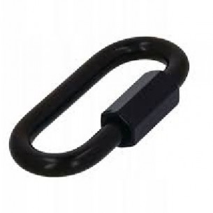 Овална карабина с гайка Suki 4 х 40 мм черна | цена за 1бр