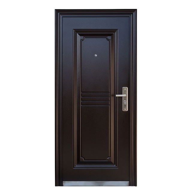 Метална входна врата 8855, 90 x 200 x 5 см / 0.6 x 0.9 мм / 3 скрити панти, Лява | цена за 1бр