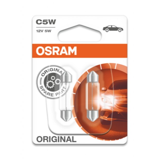 Автомобилна крушка Osram C5W 12V  - блистер, 2 броя | цена за 1бр