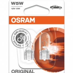 Автомобилна крушка Osram W5W 12V  - блистер, 2 броя | цена за 1бр