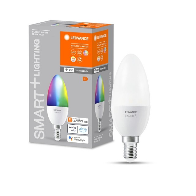 Смарт LED крушка 5W, 2700…6500K, SMART+ WiFi, E14 | цена за 1бр