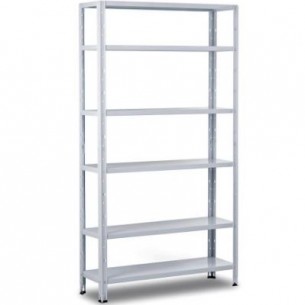 Стелаж метален поцинкован, 6 рафта, 200 x 90 x 40 см | цена за 1бр