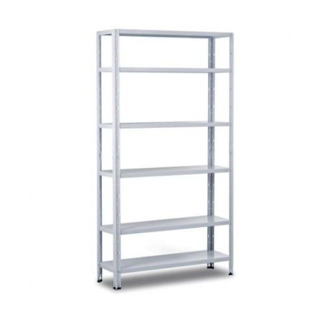 Стелаж метален поцинкован, 6 рафта, 200 x 90 x 40 см | цена за 1бр